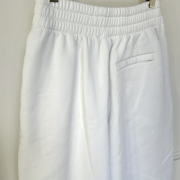 Alexander Wang Foundation Terry Classic Sweatpant Joggers in White size small - Picture 10 of 13